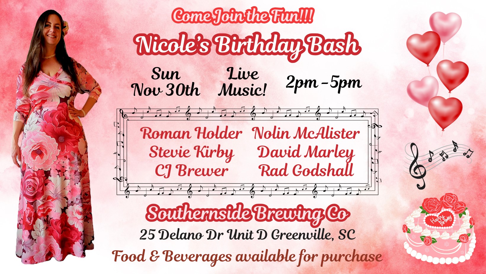 Nicole’s Birthday Bash at Southernside Brewing Co